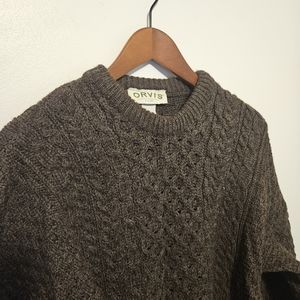 ORVIS Fisherman Pure Wool Sweater